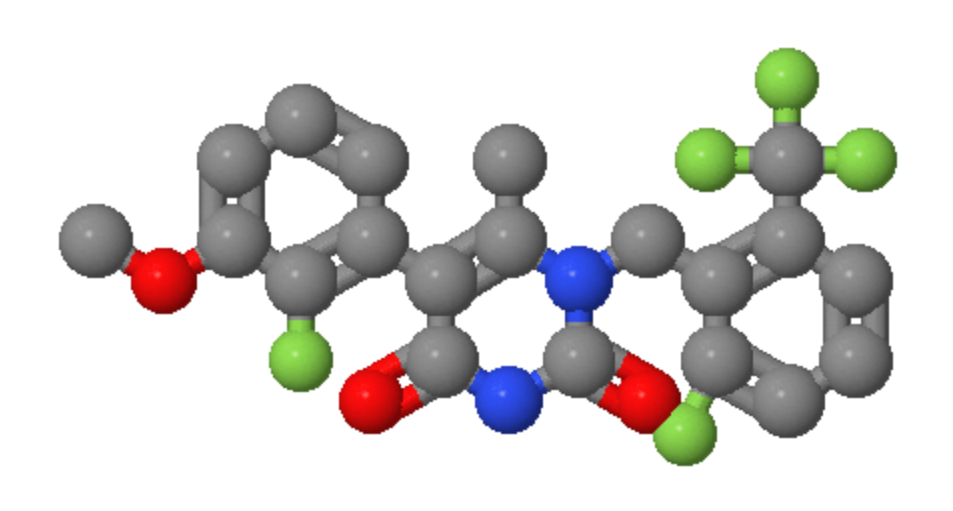 High quality 5-(2-fluoro-3-methoxyphenyl)-1-[2-fluoro-6-(trifluoromethyl)benzyl]-6-methylpyrimidine-2,4(1H,3H)-dione CAS 1150560-59-0 with best price