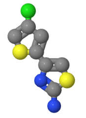 Hot selling 99% 4-(4-chloro-2-thienyl)-2-ThiazolaMine cas 570407-10-2 with low price