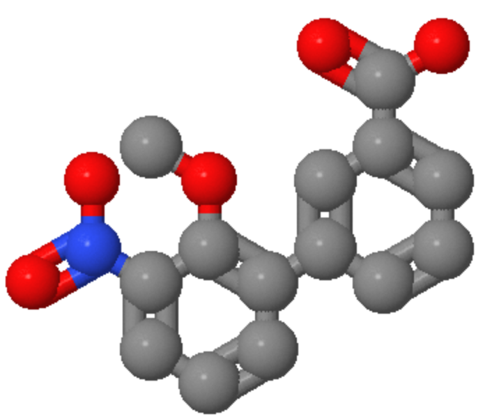 High quality 2'-Methoxy-3'-Nitro-Biphenyl-3-Carboxylic Acid CAS 376591-94-5 with best price