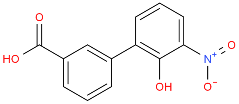 High quality 2'-Hydroxy-3'-Nitro-Biphenyl-3-Carboxylic Acid CAS 376591-95-6 with best price