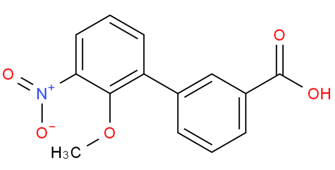 High quality 2'-Methoxy-3'-Nitro-Biphenyl-3-Carboxylic Acid CAS 376591-94-5 with best price
