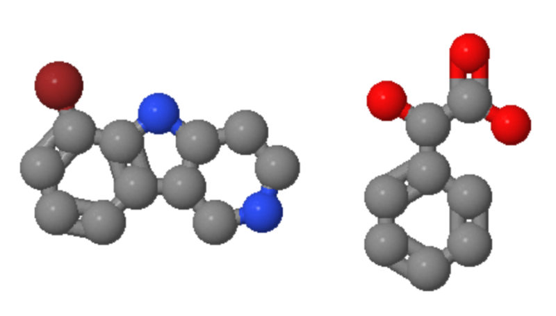 Provide (4aS,9bR)-6-Bromo-2,3,4,4a,5,9b-hexahydro-1H-pyrido[4,3-b]indole (S)-2-hydroxy-2-phenylacetate CAS: 1059630-13-5 with high quality