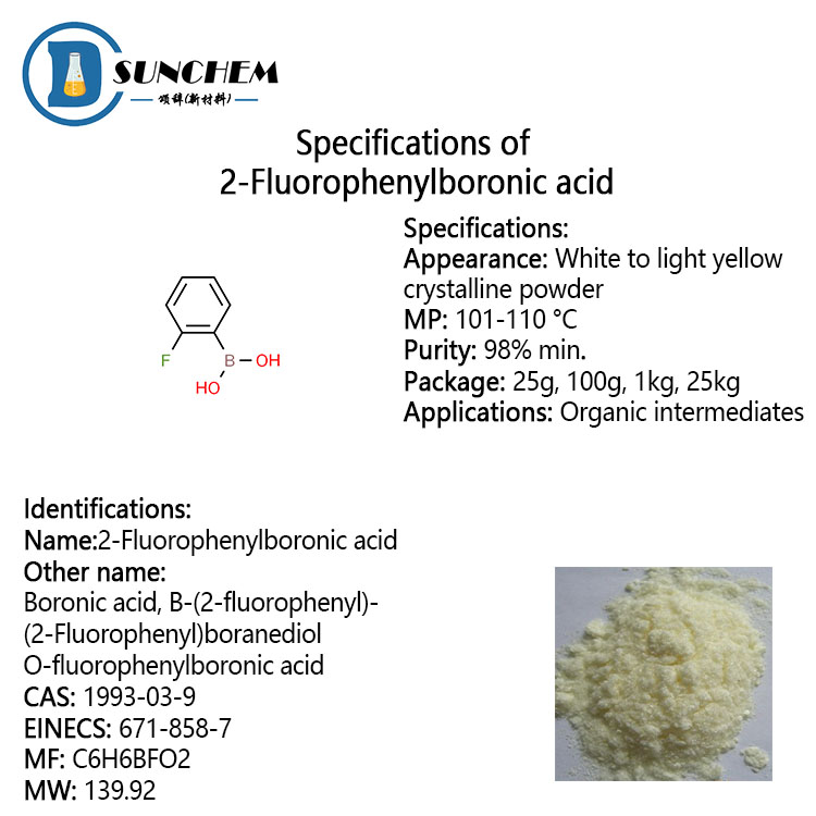 High purity 2-Fluorophenylboronic acid CAS 1993-03-9 with best price