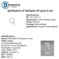 High quality Tetrahydro-4H-pyran-4-one CAS 29943-42-8 4-Oxotetrahydropyran in stock