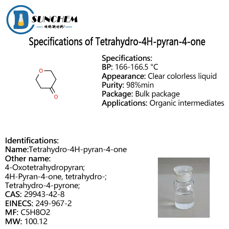 High quality Tetrahydro-4H-pyran-4-one CAS 29943-42-8 4-Oxotetrahydropyran in stock
