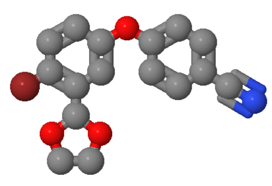 Top quality 4-(4-Bromo-3-(1,3-dioxolan-2-yl)phenoxy)benzonitrile cas 1217366-74-9 with factory price