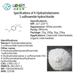 Hot selling high quality 4-Hydrazinylbenzenesulfonamide hydrochloride cas 17852-52-7 with reasonable price