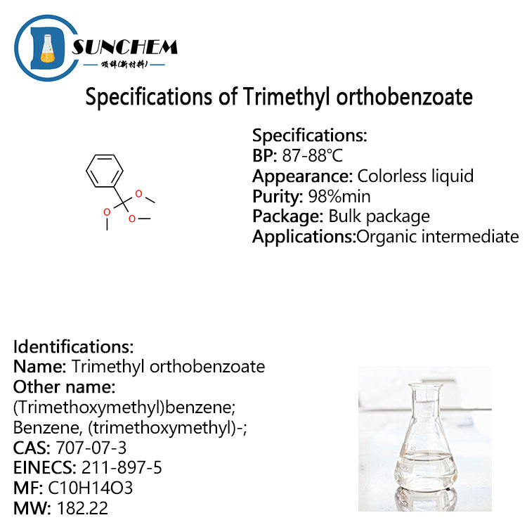 High quality Trimethyl orthobenzoate cas 707-07-3 in stock