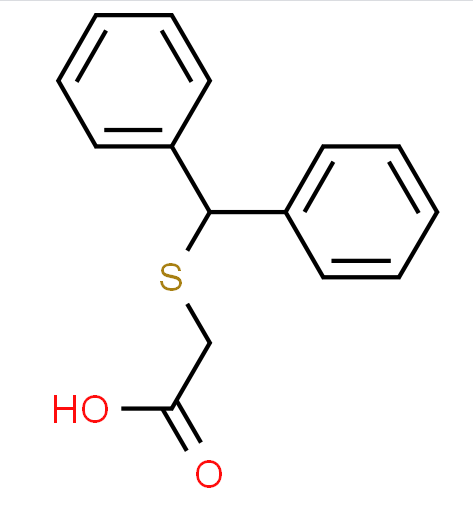 High purity 2-[(Diphenylmethyl)thio]acetic acid CAS 63547-22-8 in stock