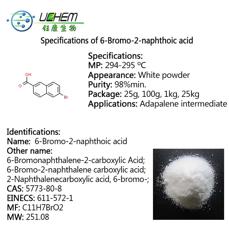 Factory low price 6-Bromo-2-naphthoic acid cas 5773-80-8 with high quality
