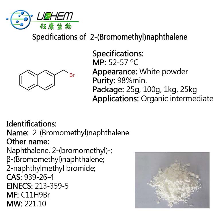 High quality 2-(Bromomethyl)naphthalene cas 939-26-4 with lowest price