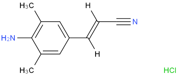 Provide (E)-3-(4-AMino-3,5-diMethylphenyl)acrylonitrile Hydrochloride CAS: 661489-23-2 with high quality