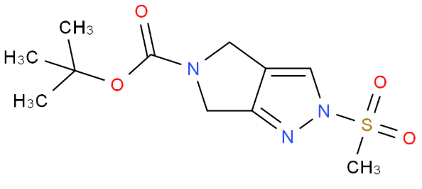 Professional Supplier tert-butyl 2-(Methylsulfonyl)-4,6-dihydropyrrolo[3,4-c]pyrazole-5(2H)-carboxylate with best price CAS 1226781-82-3