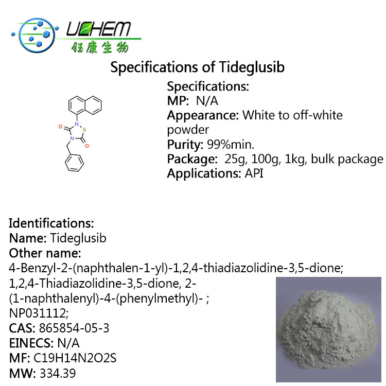High quality Tideglusib powder for teeth regeneration CAS 865854-05-3