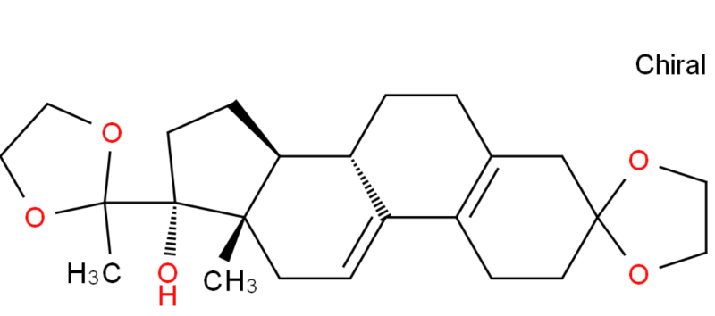 Top quality 3,3,20,20-Bis(Ethylenedioxy)-17α-Hydroxy-19-Norpregna-5(10),9(11)-Diene cas 54201-84-2 with factory price