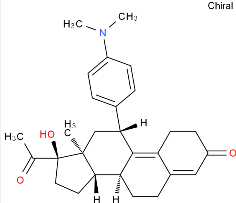 Manufacture supply High quality (11β)-11-[4-(Dimethylamino)phenyl]-17-hydroxy-19-norpregna-4,9-diene-3,20-dione / Ulipristal cas 159811-51-5