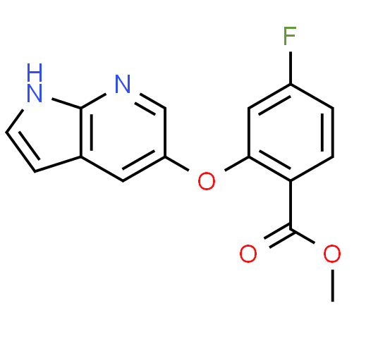 High purity Methyl 2-(1H-pyrrolo[2,3-b]pyridin-5-yloxy)-4-fluorobenzoate CAS 1235865-75-4 With discount price