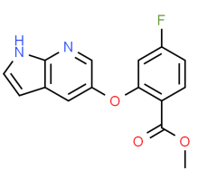 High purity Methyl 2-(1H-pyrrolo[2,3-b]pyridin-5-yloxy)-4-fluorobenzoate CAS 1235865-75-4 With discount price