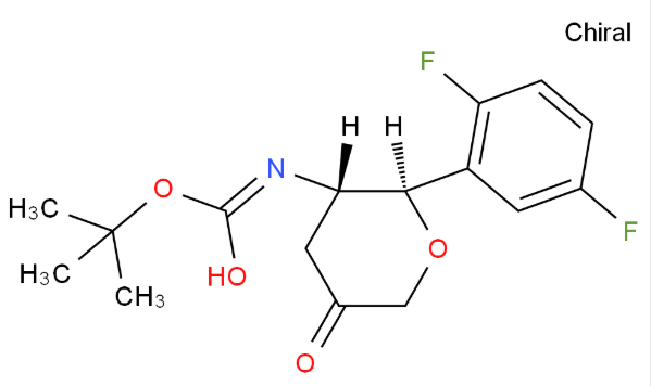 Hot selling 99% 2-Methyl-2-propanyl [(2R,3S)-2-(2,5-difluorophenyl)-5-oxotetrahydro-2H-pyran-3-yl]carbamate cas 951127-25-6 with low price