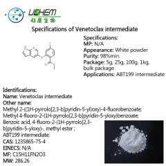 High purity Methyl 2-(1H-pyrrolo[2,3-b]pyridin-5-yloxy)-4-fluorobenzoate CAS 1235865-75-4 With discount price