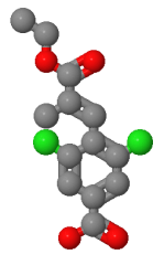 Top quality best selling 3,5-Dichloro-4-[(1E)-3-ethoxy-2-methyl-3-oxo-1-propen-1-yl]benzoic acid cas 1110767-89-9 in stock