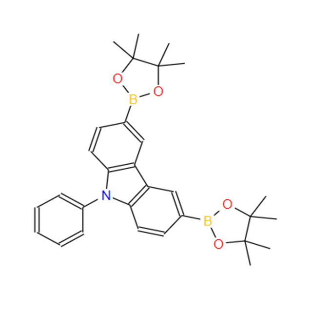 9-Phenyl-3,6-bis(4,4,5,5- tetramethyl-1,3,2-dioxaborolan- 2-yl)-9H-carbazol CAS: 618442-57-2 Made in China