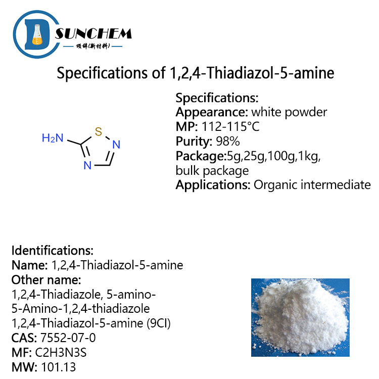 CAS No.7552-07-0 of 1,2,4-Thiadiazol-5-amine with good price