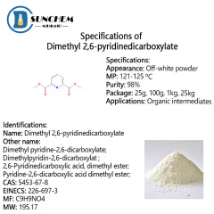 High quality Dimethyl 2,6-Pyridinedicarboxylate cas 5453-67-8 IN FACTORY