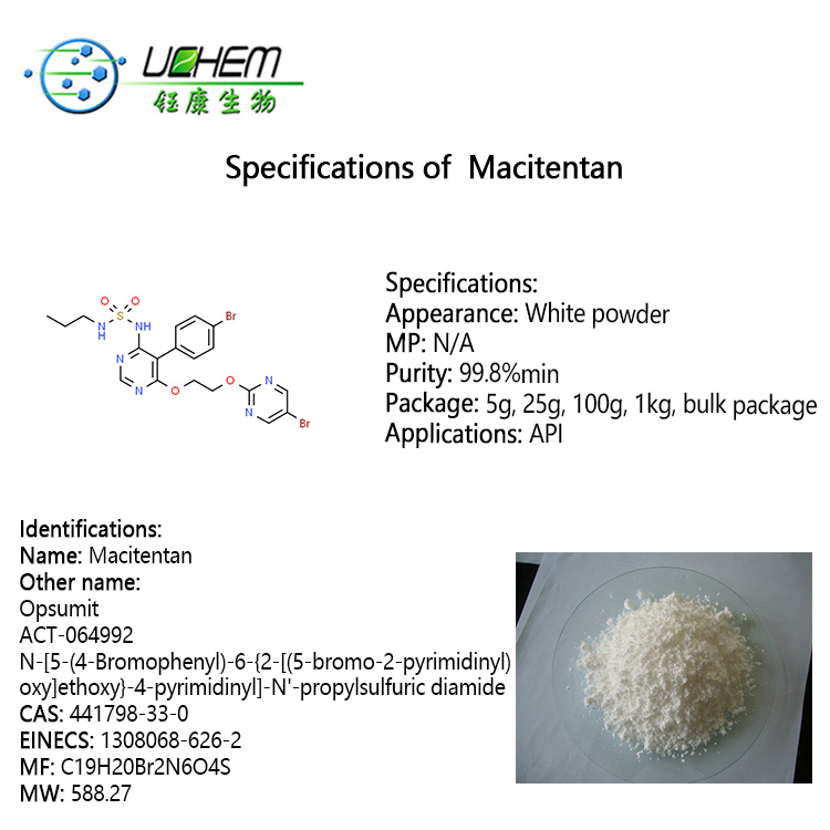 High quality Macitentan cas 441798-33-0 in stock