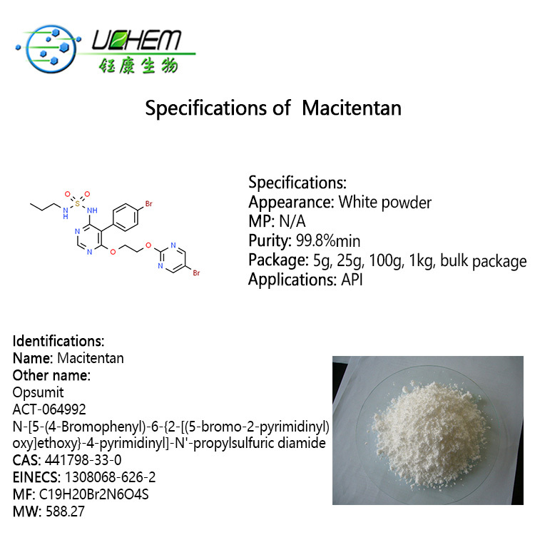 High quality Macitentan cas 441798-33-0 in stock