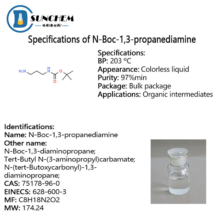 Factory N-boc-1,3-propanediamine cas 75178-96-0