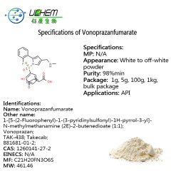 High quality Vonoprazan fumarate cas 1260141-27-2 in stock