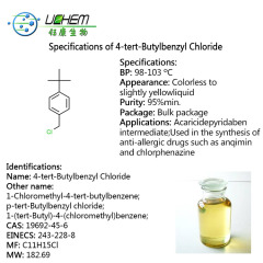 High quality 4-tert-Butylbenzyl Chloride cas 19692-45-6
