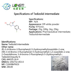 (5R)-3-(4-Bromo-3-fluorophenyl)-5-hydroxymethyloxazolidin-2-one 444335-16-4 in stock