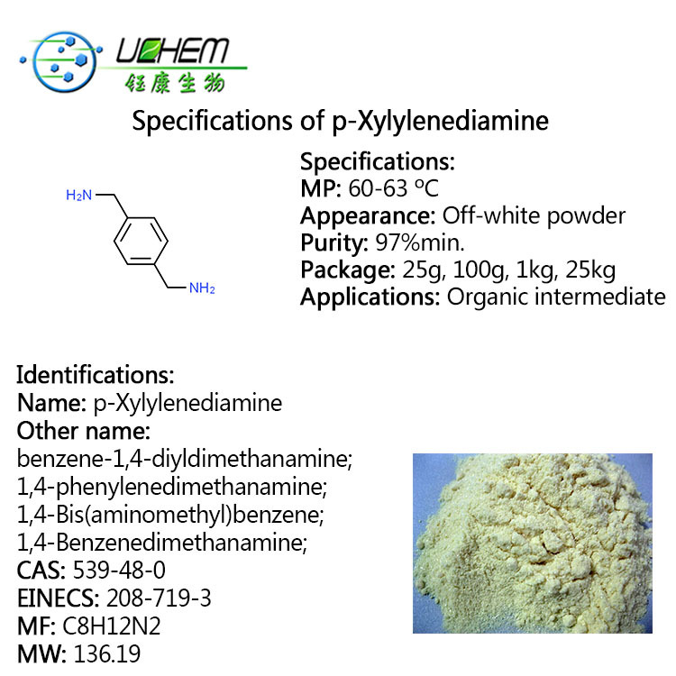 High quality 1,4-Bis(aminomethyl)benzene cas 539-48-0 in stock
