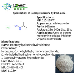 High purity Isopropylhydrazine hydrochloride cas 16726-41-3
