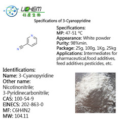 High quality 3-Cyanopyridine cas 100-54-9 in factory