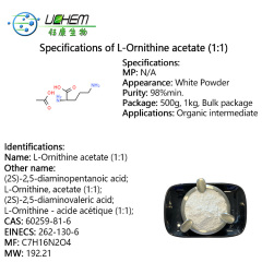 Manufacture supply High quality L-Ornithine acetate cas 60259-81-6