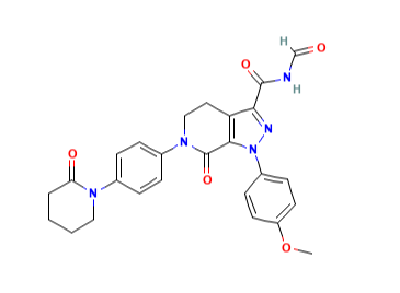 N-Formyl-1-(4-methoxyphenyl)-7-oxo-6-[4-(2-oxo-1-piperidinyl)phenyl]-4,5,6,7-tetrahydro-1H-pyrazolo[3,4-c]pyridine-3-carboxamide CAS 1351611-14-7 with good quality