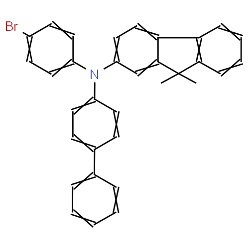 China High purity 98% N-(4-Biphenylyl)-N-(4-bromophenyl)-9,9-dimethyl-9H-fluoren-2-amine CAS 1246562-40-2 suppliers