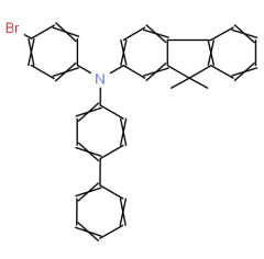 China High purity 98% N-(4-Biphenylyl)-N-(4-bromophenyl)-9,9-dimethyl-9H-fluoren-2-amine CAS 1246562-40-2 suppliers