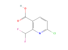Factory supply Price 6-Chloro-2-(difluoromethyl)nicotinic acid CAS 1256794-35-0