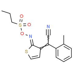 China High purity 99% (2Z)-(2-Methylphenyl)[(2Z)-2-{[(propylsulfonyl)oxy]imino}-3(2H)-thiophenylidene]acetonitrile CAS 852246-55-0 in stock