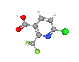 Factory supply Price 6-Chloro-2-(difluoromethyl)nicotinic acid CAS 1256794-35-0