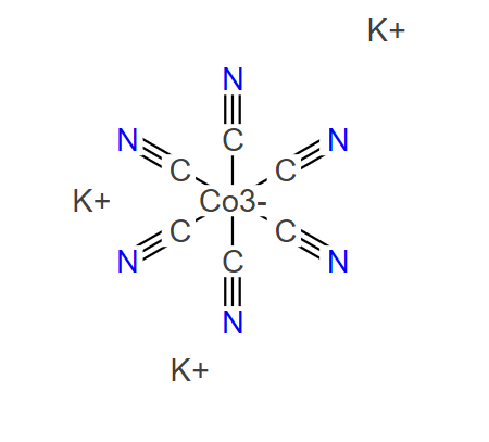 Professional supplier Potassium hexacyanocobaltate(III) CAS 13963-58-1