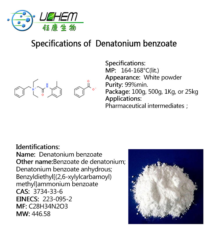 Top Quality Bitter Agent Denatonium Benzoate CAS 3734-33-6