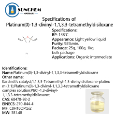 Manufacturer high quality Karstedt catalyst 99% CAS 68478-92-2
