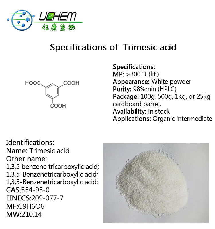 High Fine Chemical Ready Stock Trimesic Acid CAS 554-95-0