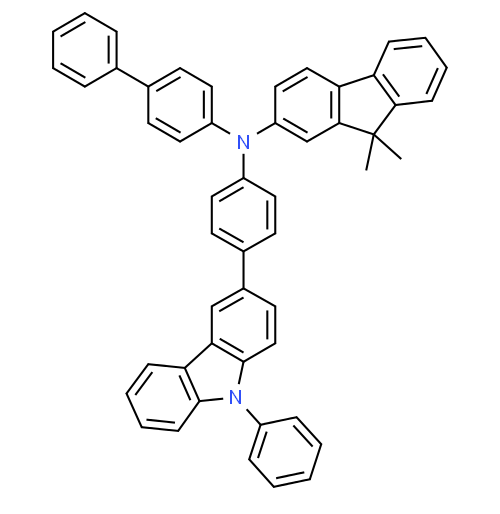 China wholesale N-(4-Biphenylyl)-9,9-dimethyl-N-[4-(9-phenyl-9H-carbazol-3-yl)phenyl]-9H-fluoren-2-amine CAS 1242056-42-3 suppliers