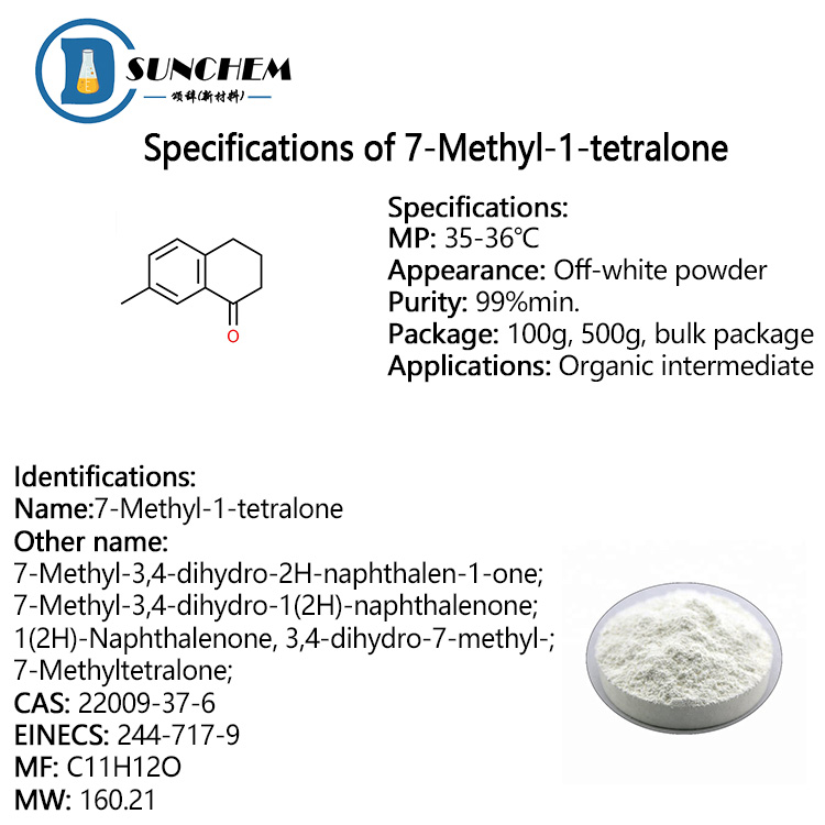 Wholesale for 7-Methyl-1-tetralone 22009-37-6 in China